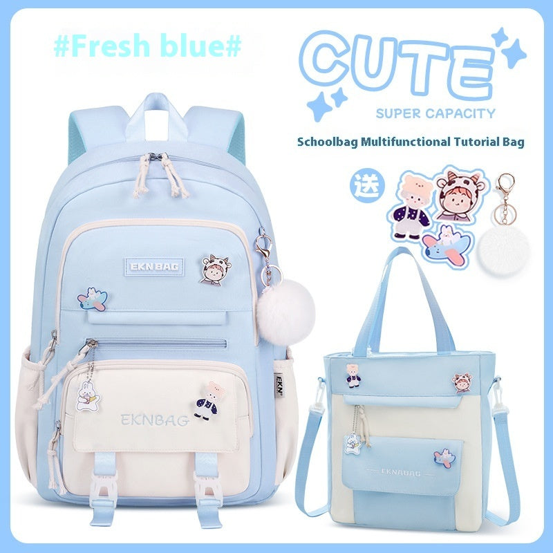 Student Children Schoolbag Girls Waterproof Backpack