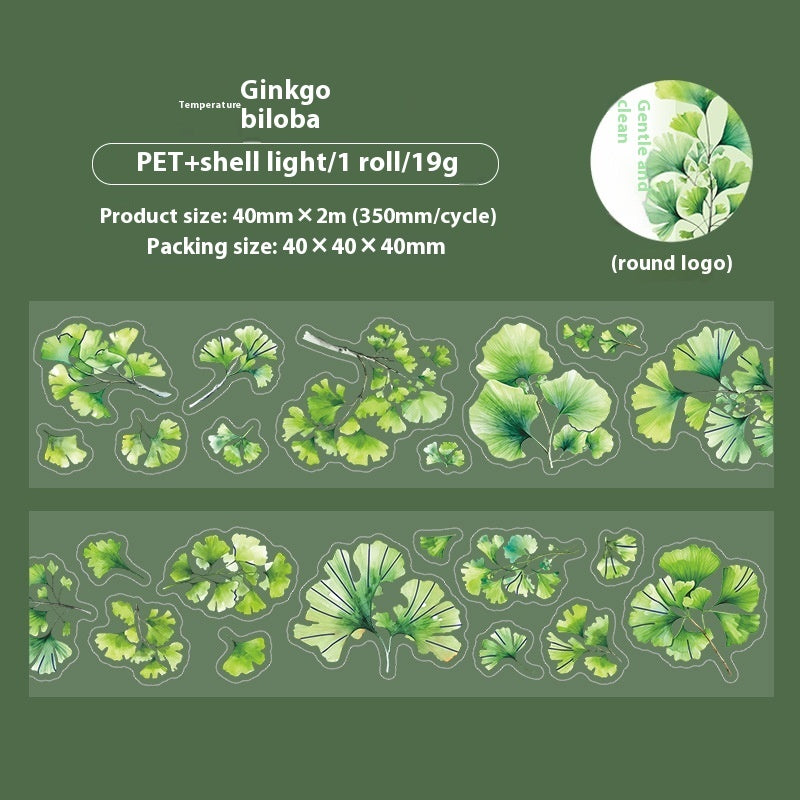 Deciduous Poetry Series Hand Account DIY Decorative Stickers