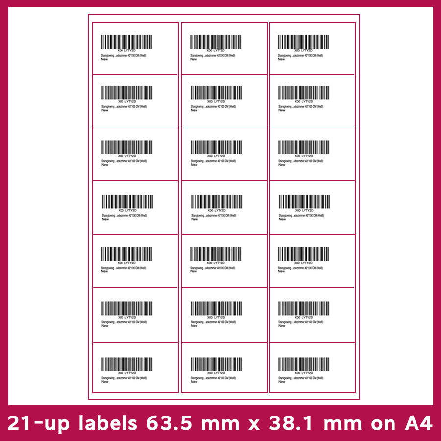 FBA Label FBA Barcode Paper FBA Serial Number Label Amazon Barcode Label