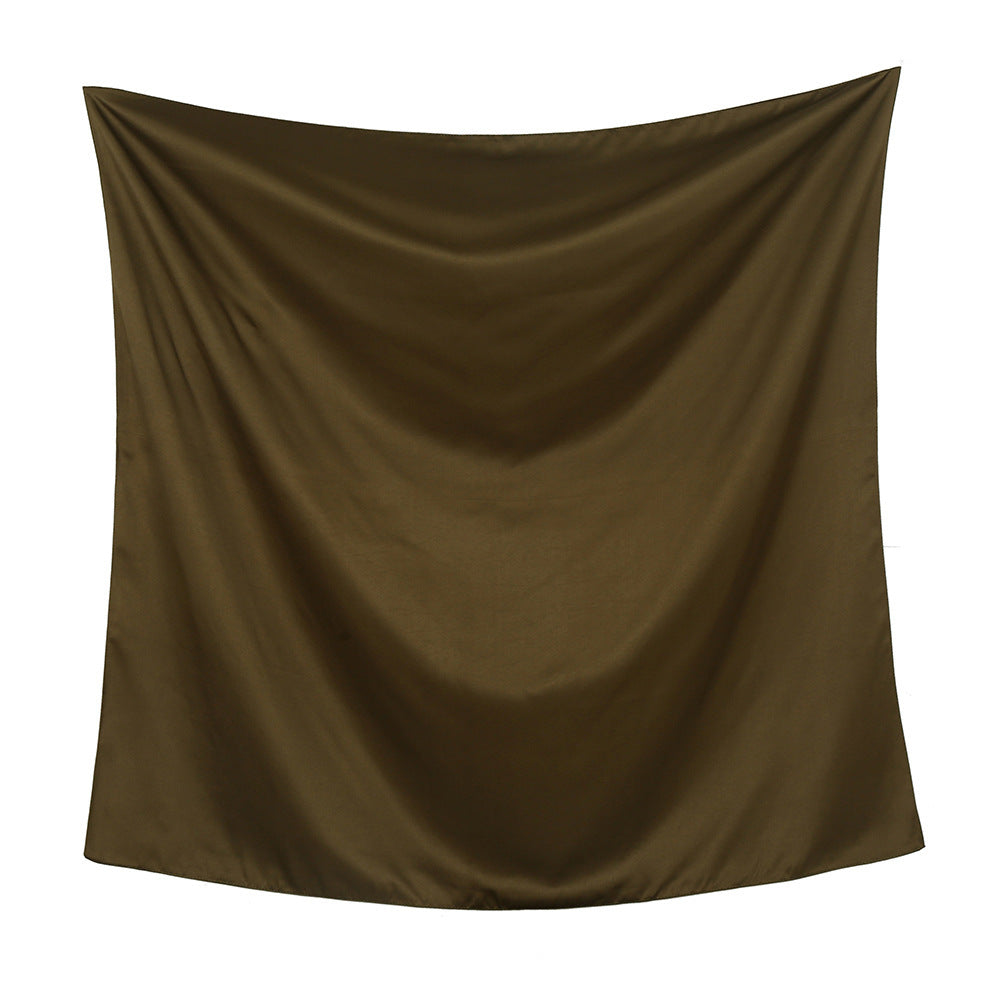 Malaysian Fashion Artificial Silk Subchromin Square Scarf Headcloth Women