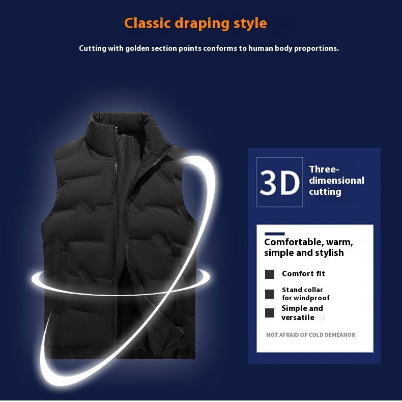 Cotton Vest Autumn And Winter New Thickened Coat Couple