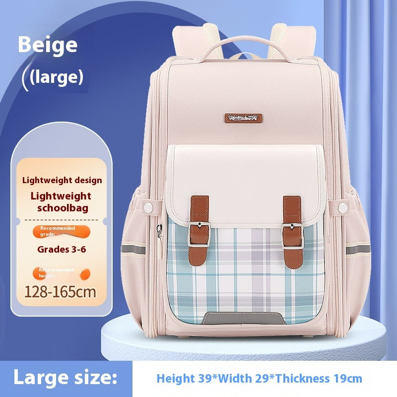 Student Schoolbag Lightweight And Large Capacity Backpack