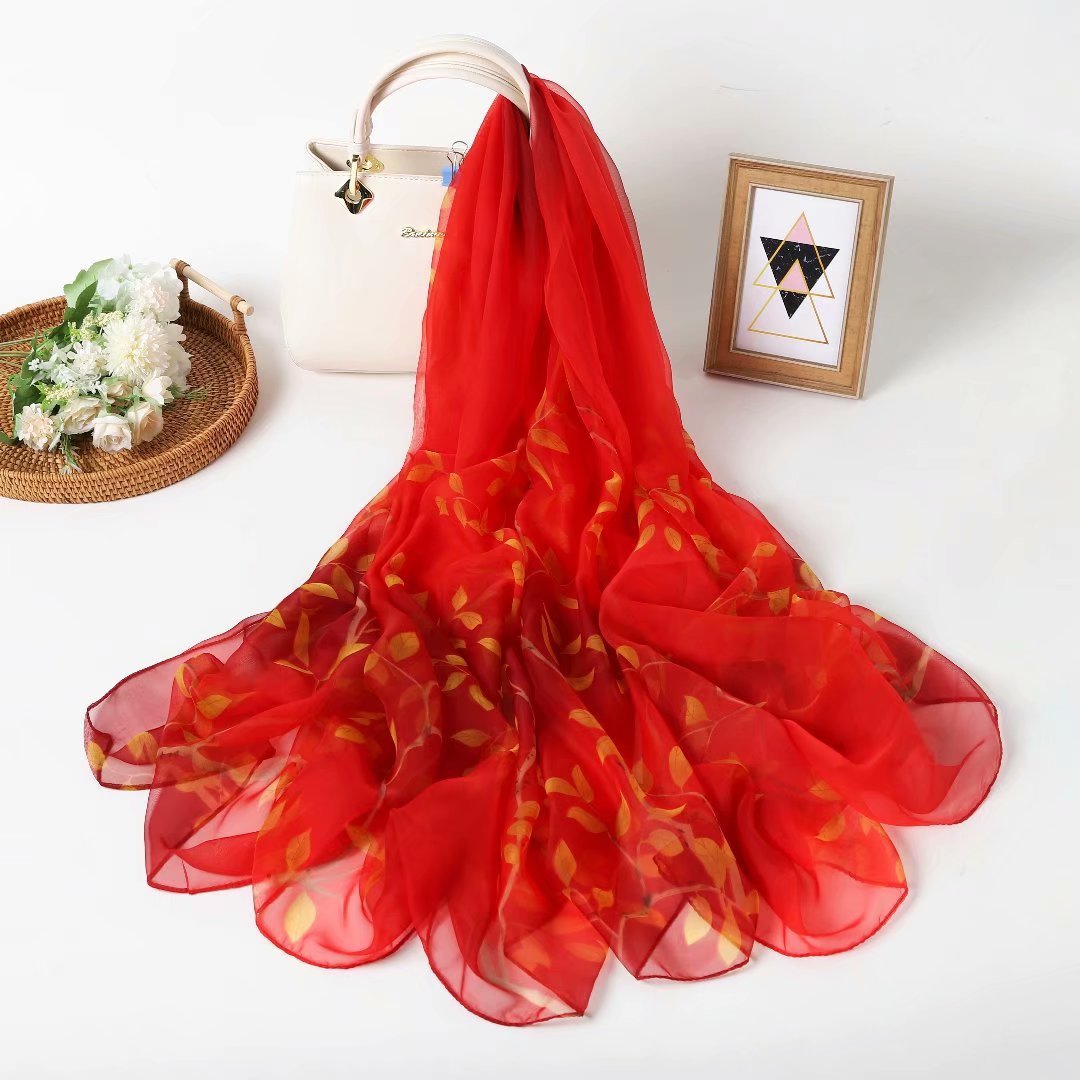 Yourou Yarn Silk Scarf Female Korean Version All-match