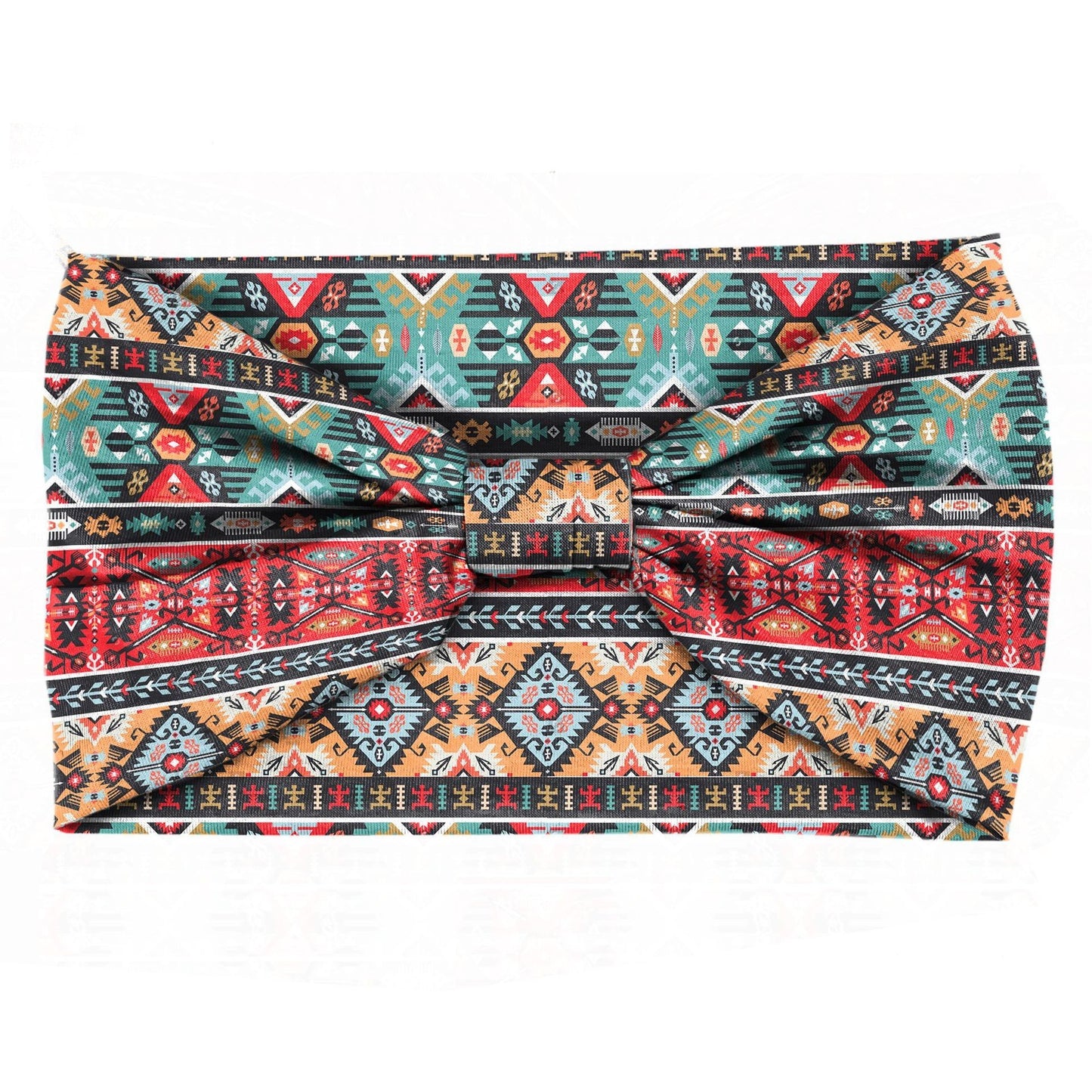 Headscarf African Print Hair Band Elastic Women Sports Yoga Hair Band Wide Brim