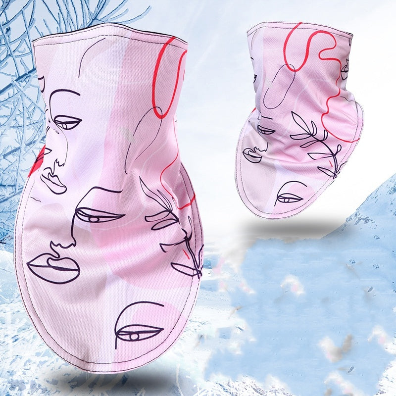 Ski Mask Men's And Women's Cycling Windproof Dust Insulating Face Towel