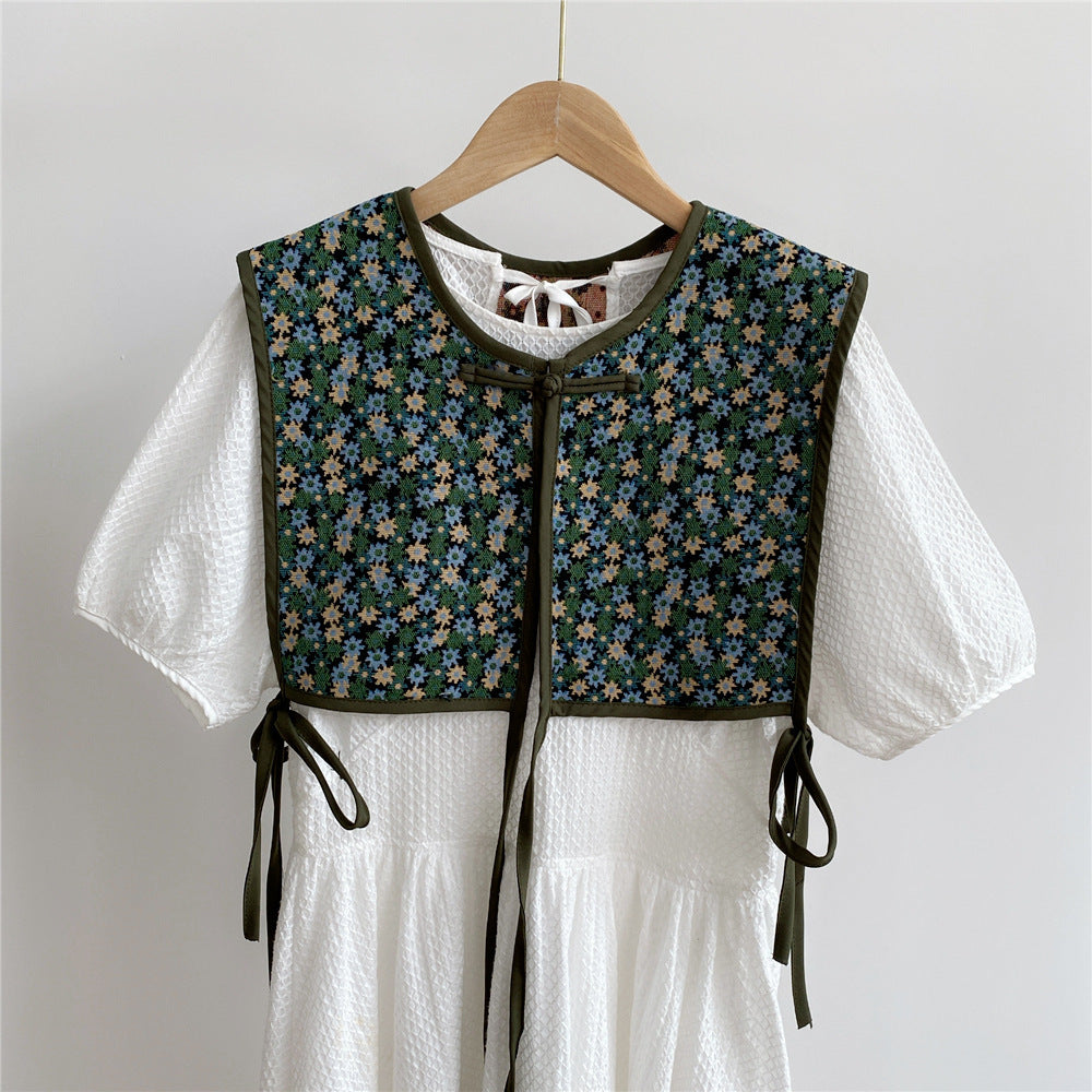 Embroidered Shoulder Scarf Small Shawl Fake Collar