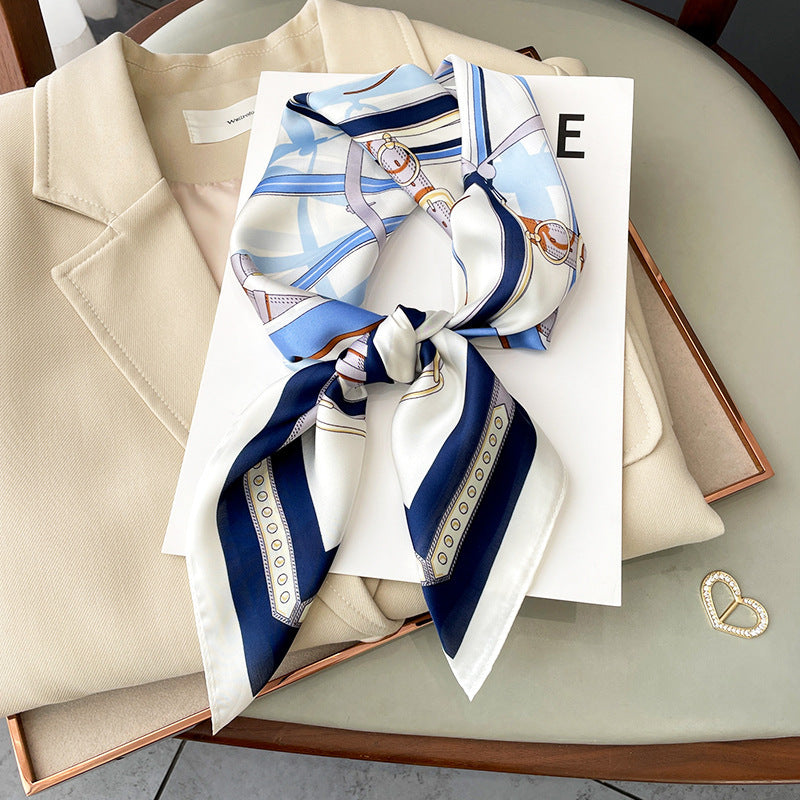 Fashion Pattern Silk Scarf Spring And Autum