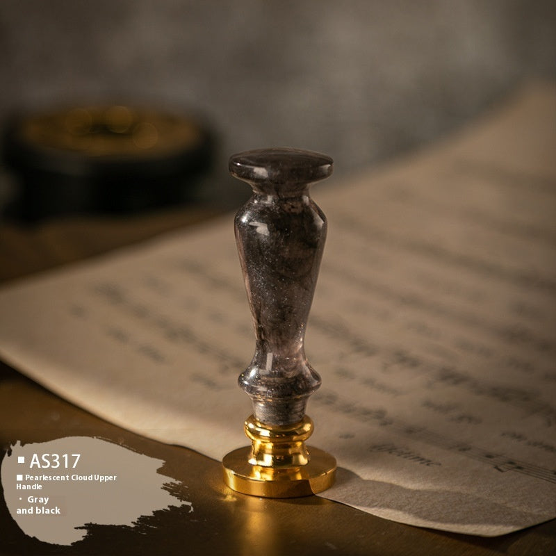 Wooden Wax Seal Handle Sealing Wax Tool