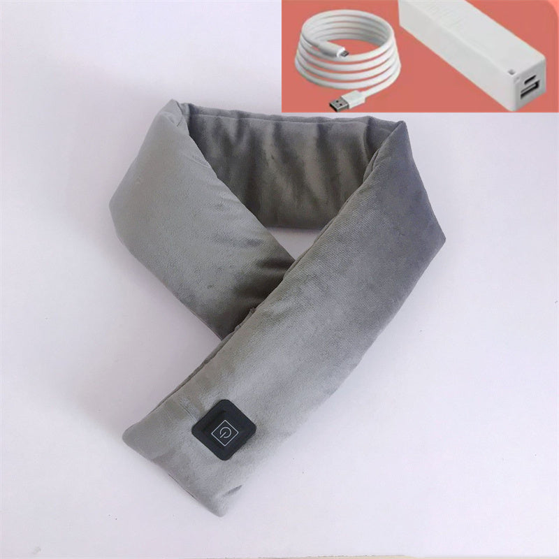 Smart Heating Scarf USB Neck Protection Cold Proof Electric Heating Scarf