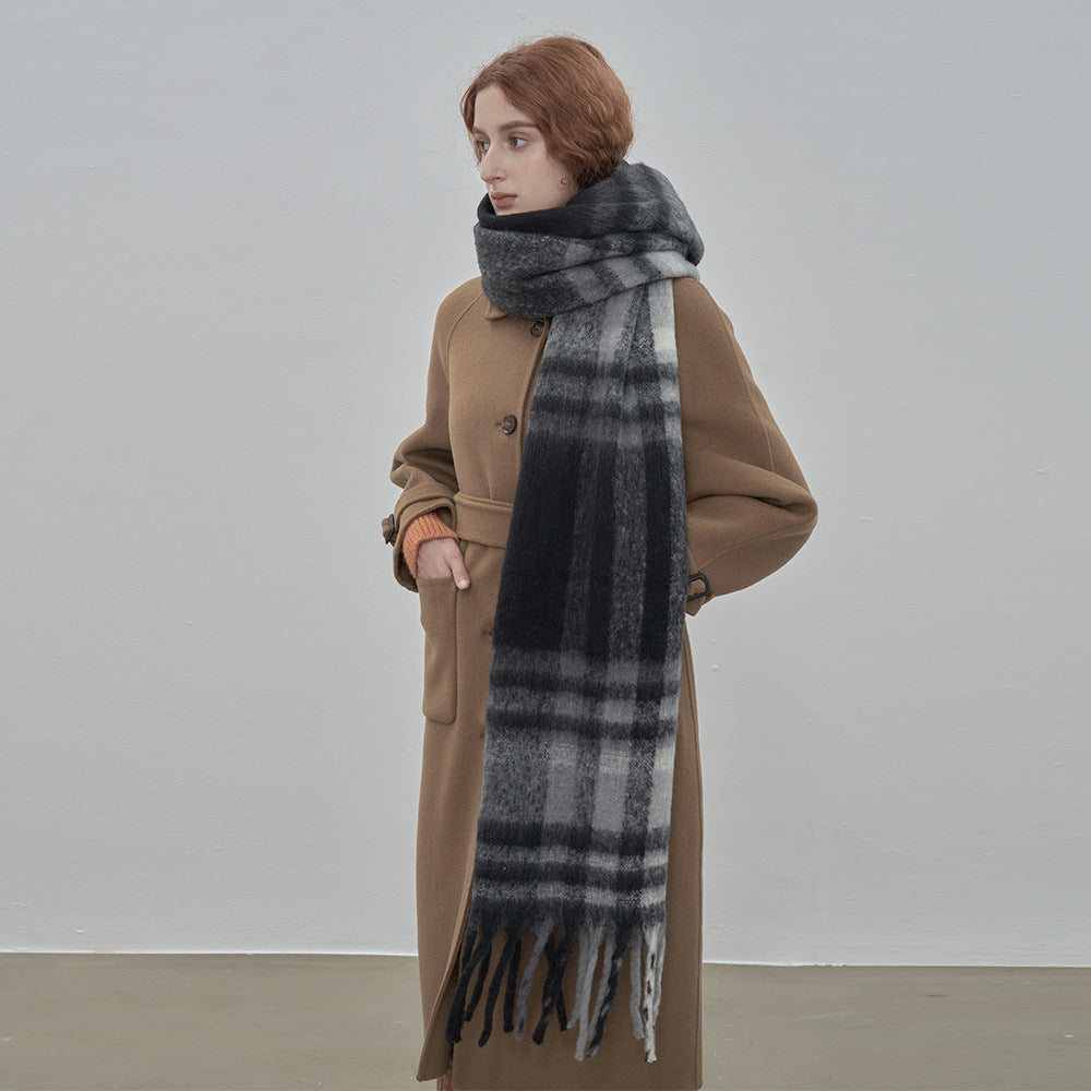 Women's Soft Warm And Enlarged Neckband In Winter