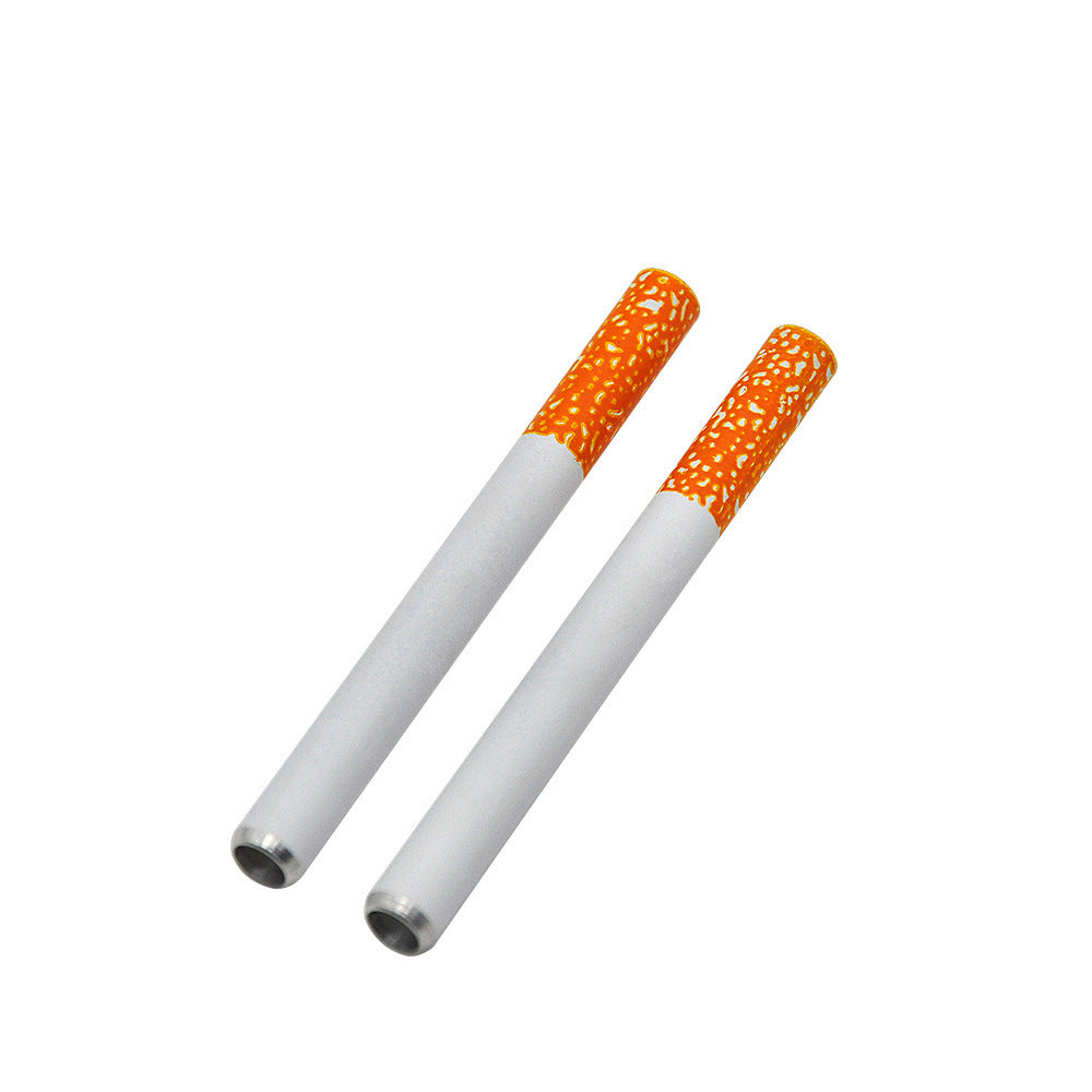 78-80mm Cigarette Shaped Smoke Tube Aluminum Washable And Portable Filter