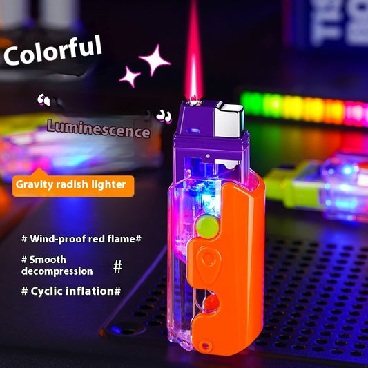 Internet Celebrity Colorful Luminous Radish Lighter