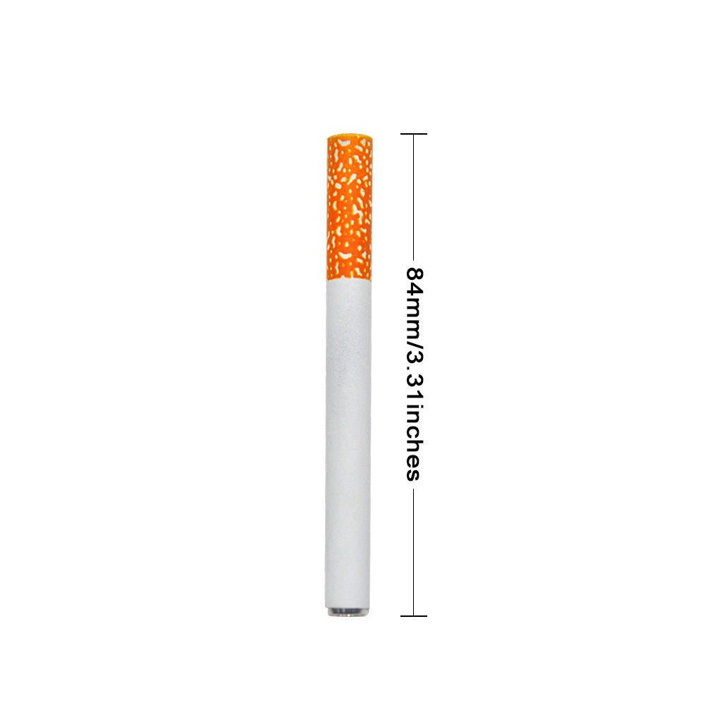 78-80mm Cigarette Shaped Smoke Tube Aluminum Washable And Portable Filter
