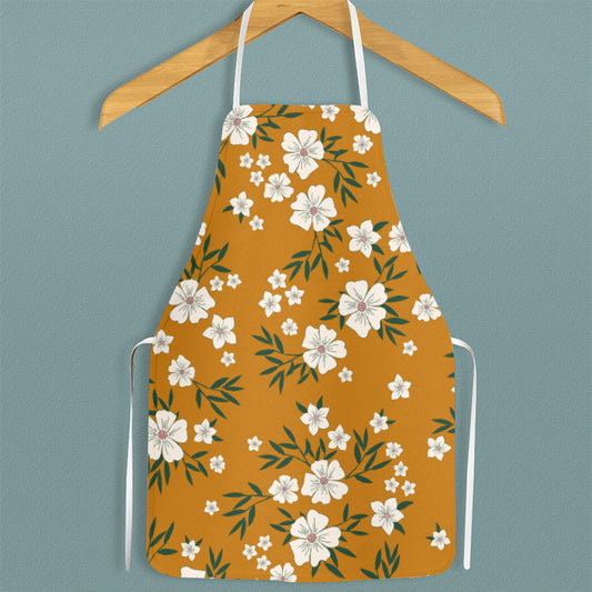 Simple Sleeveless Hanging Neck Kitchen Chores Waist Painting Baking Stain-resistant Apron
