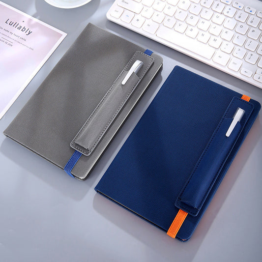 A5 Strap Notebook Pen Insert Leather Surface
