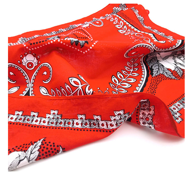 Hip Hop Sports Printed All-matching Fashion Square Scarf
