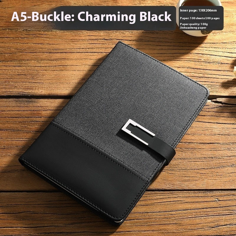 Business Thickening Notebook Soft Leather High-grade Gift Set