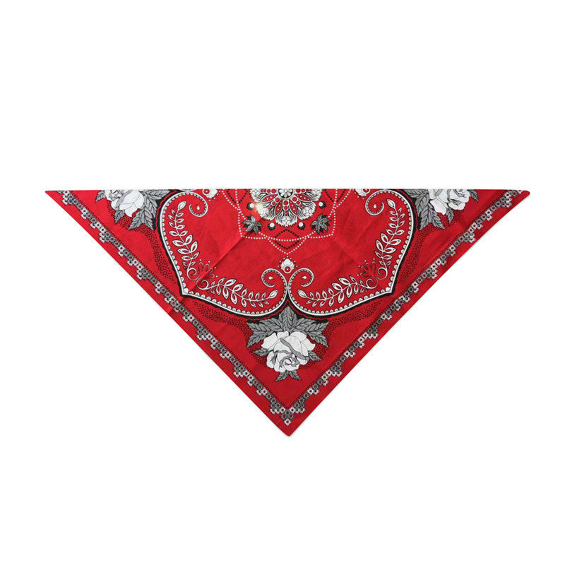 Hip Hop Sports Printed All-matching Fashion Square Scarf
