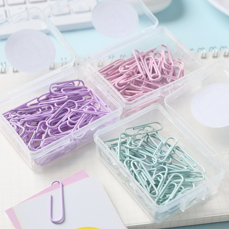 Macaron Color Paper Clip Creative Office Products