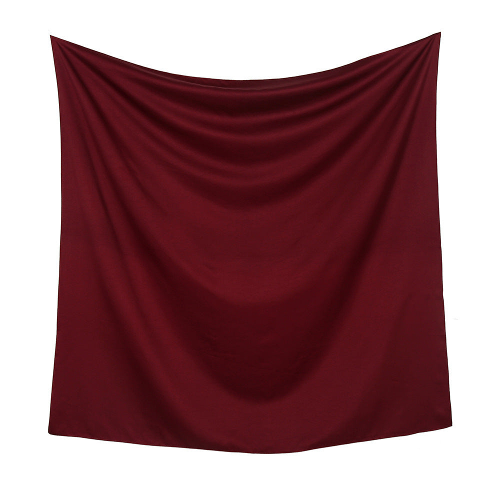 Malaysian Fashion Artificial Silk Subchromin Square Scarf Headcloth Women