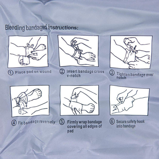 Simple And Portable Outdoor Training Hemostatic Bandage