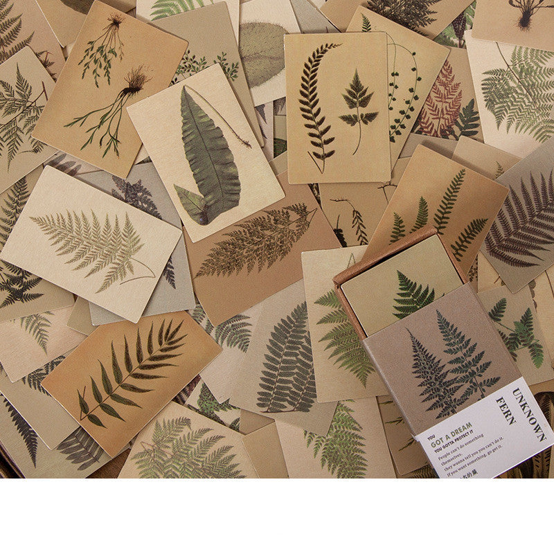 100 Pieces Of Retro Small Book Double-sided Notes Mini Card Account
