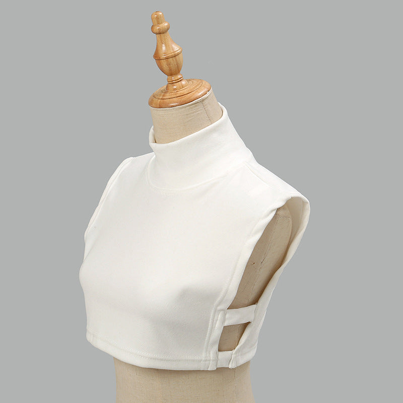Dralon Detachable Collar White Women's Fashion Soft