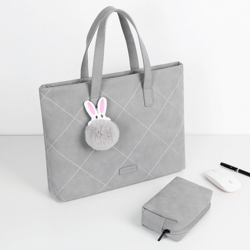 Men's And Women's Portable Crossbody Laptop Bag