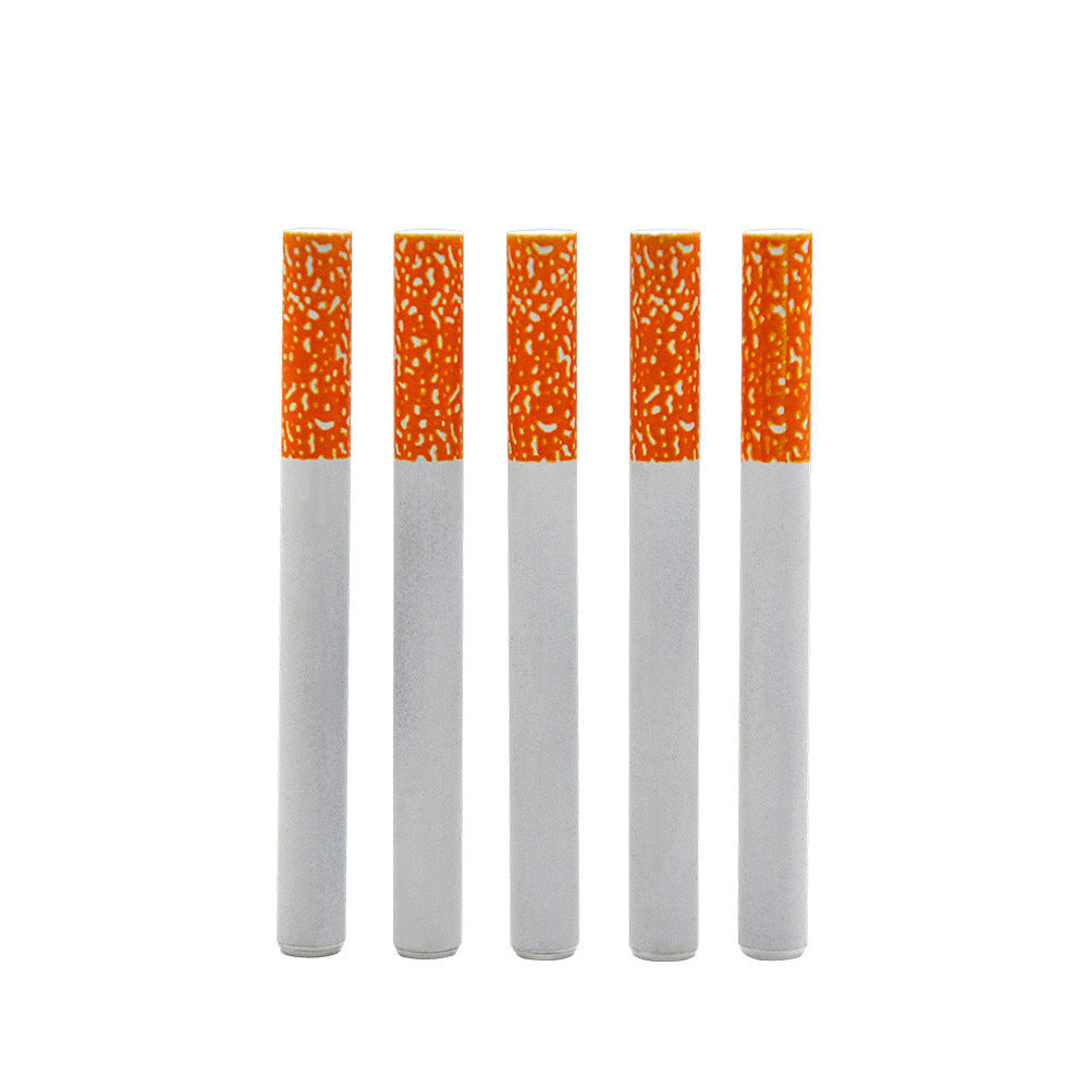 78-80mm Cigarette Shaped Smoke Tube Aluminum Washable And Portable Filter